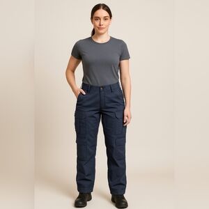 5.11 Tactical Straight-Leg Cargo Pants in Navy